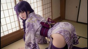 ai henti-raiden shogun thighhighs passionate fuck
