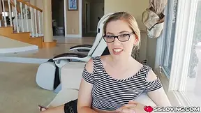 Swallows Her Step Bros Cock With Niki Snow