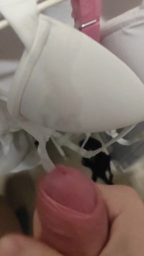 So Much Cum on My Stepmom Bra