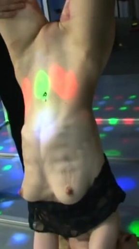 Pussy penetrated hanging out humiliating