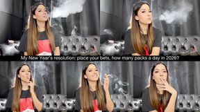 My New Year’s resolution: place your bets, how many packs a day in 2026?