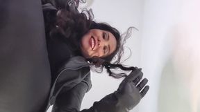 Facesitting and Throttle in Leather