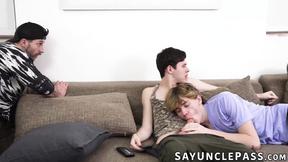 ”Nicholas Ryder bangs Dakota Lovell & Skylar Finchh tight asses”