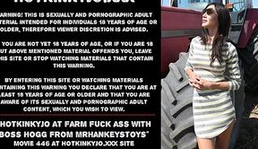 Anal at the Farm: Hotkinkyjo Takes on Boss Hogg