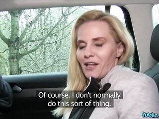 Public Agent Golden-Haired mother I'd like to fuck with Large Tits Bangs a Stranger for Money
