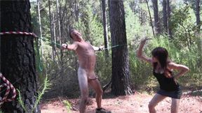 Full Body Thrashing In The Woods (720p)