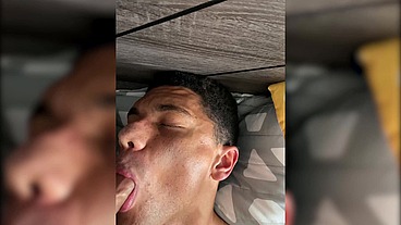 Petite Blonde Latina Trans Girl Itzel Saenz Takes Cock & Cums From Head