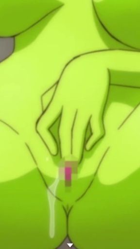 Dragon Ball Lost Chapter - Cheelai playing with her Pussy in the room   Clip 1
