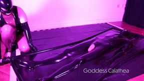 Vacbed latex edging and tease