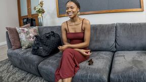 I knew this 18YO EBONY would pick LA... she forgot her BOYFRIEND the second I gave the offer