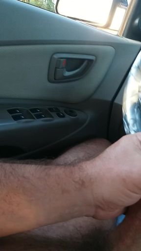 Masturbating in the car