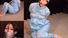 NH9 Cute Japanese Girl Namie Tied & Gagged in Raincoat Part2 (HD)