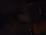 Sex machine pounds my ass with a 9 in dildo at high speed
