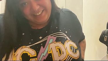 Bbw safada no Provador da loja
