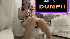DUMP action! Watch me take a 2 with my saggy body (oct 10 2025)