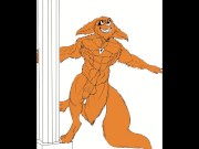 Rainy Gnar (Colouring Timelapse)