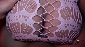 Super Wet Boob fuck In Lingerie, Oil, Bouncing Boobs &amp; Orgasm