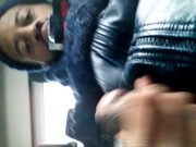 caught in van