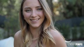 Petite Macy Meadows Romantic Lovemaking Ends with Cum on Her Face!