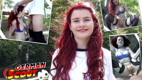 Redhead Football Fan Mia May Gets Anal&#x1F44C; Pleasure During Game View