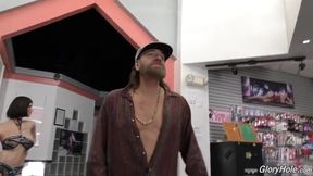 Gabriella Paltrova In Gloryhole Oral Sex, Jizz In Mouth, Sperm Swallow Gab