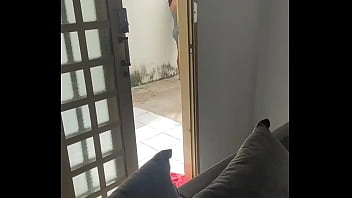 Stress!!! Deliveryman appeared to mess up my fuck