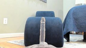 Just a little dildo riding