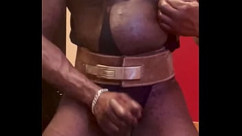 Post Workout Black Butt Tit &amp_ Dick Play