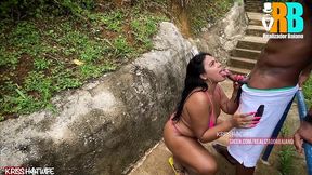 realizador baiano - fazendo uma trilha e fudendo com a krisshotwife enquanto corninho submisso filma e no final ganha leitinho do comedor na alianca do casal