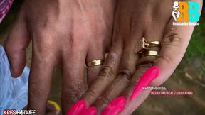 realizador baiano - fazendo uma trilha e fudendo com a krisshotwife enquanto corninho submisso filma e no final ganha leitinho do comedor na alianca do casal