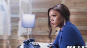 Seeing ana foxxx's bodacious, massive, beauteous, ebony, ass bouncing back and