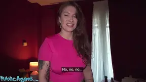 Russian MILF gives POV blowjob in the park