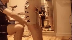 Injured cyclist step dad, caring horny son - part 1 FREE