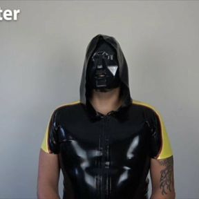 Rubber Master instructs you in deepthroat with dildo PREVIEW