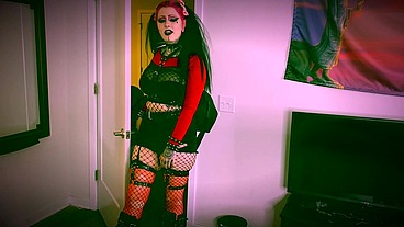 Horny Goth Girl Kat Black FUCKED by Friday the 13th Jason