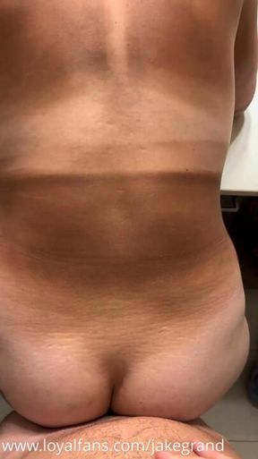 Fucking Hot Trans Woman in Bathroom
