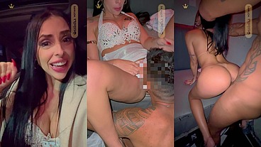 Casadinha Brasileira Deliciosa e safada, fica cheia de tesão em casa, vai para a balada, arruma um pauzudo, fode com ele e ainda humilha o corno manso.
