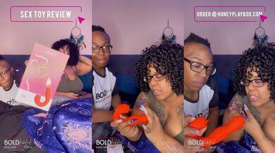 Honey Play Box Sex Toy Review with Lesbian Couple