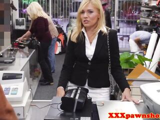 XXXPAWNSHOPS - Pawnshop mother i'd like to fuck desperately sucking for money