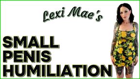 Small Penis Humiliation (SPH) By Lexi Mae