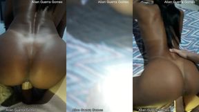 a morena malhada dana bueno senta kicka sua grande bunda na rola do lutador de mma allan guerra gomes em um fim de tarde de puro prazer e muito tesao