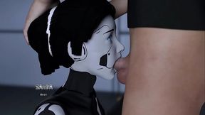 Projekt Passion | Blowjob from and Deepthroat Face Fucking Horny Busty Brunette AI Sex Robot Girl [Gaming] [Visual Novel]