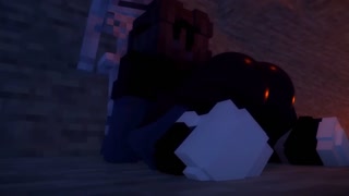 Minecraft Skeleton recieve a wonderfull BlowJob - Minecraft Jenny Porn