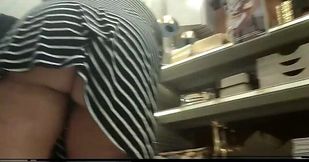 Naughty Milf Gets Frisky While Shopping