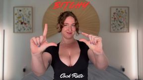 BITCHY COCK RATE POV - Mean Cock Rate by Sadistichoneyb/Miss Honey with Cuckold and Verbal Humiliation