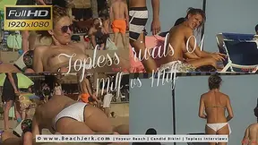 Topless rivals 01 - Milf vs Milf - BeachJerk