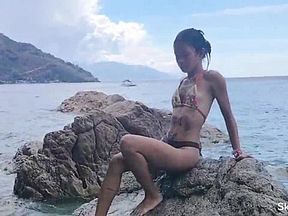 Abnormal sexual activities publicly in ocean and on mountain with biggest cock and smallest pussy