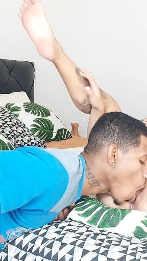 Anal Enema and Interracial Anal