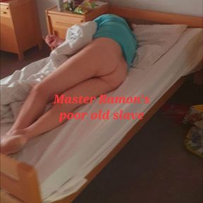 Master Ramon soils his old slave&#039;s bed 3  100%