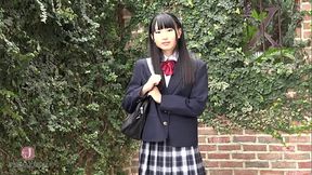 Beautiful A-cup girl with beautiful breasts reminiscent of 80'_s idols  - FHD-1